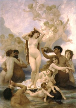 Naissance de Venus William Adolphe Bouguereau desnudo Pinturas al óleo